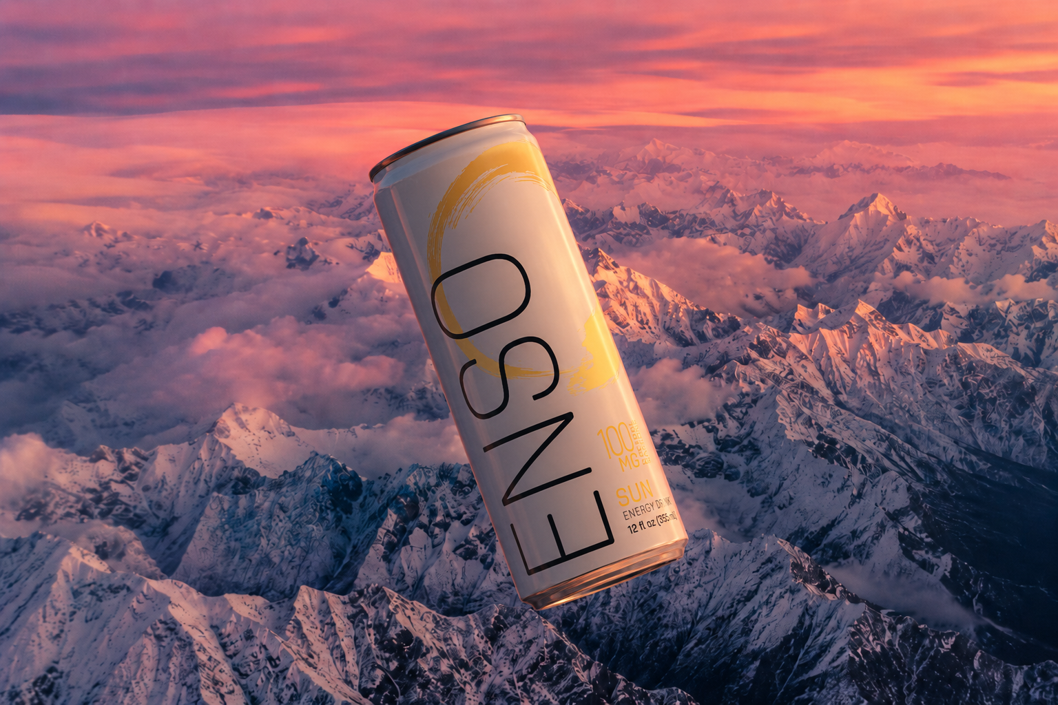 ENSO Energy Sun flavor can packaging